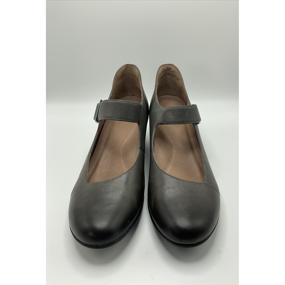 Dansko Roxanne Mary Jane Heels Burnished Gray Womens 40 9.5 Academia Office Work